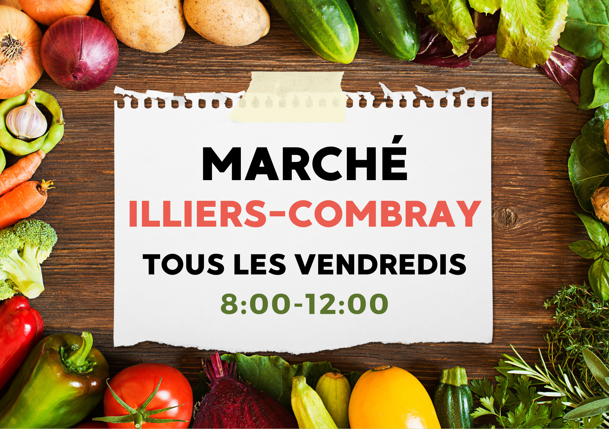Marché d'Illiers-Combray