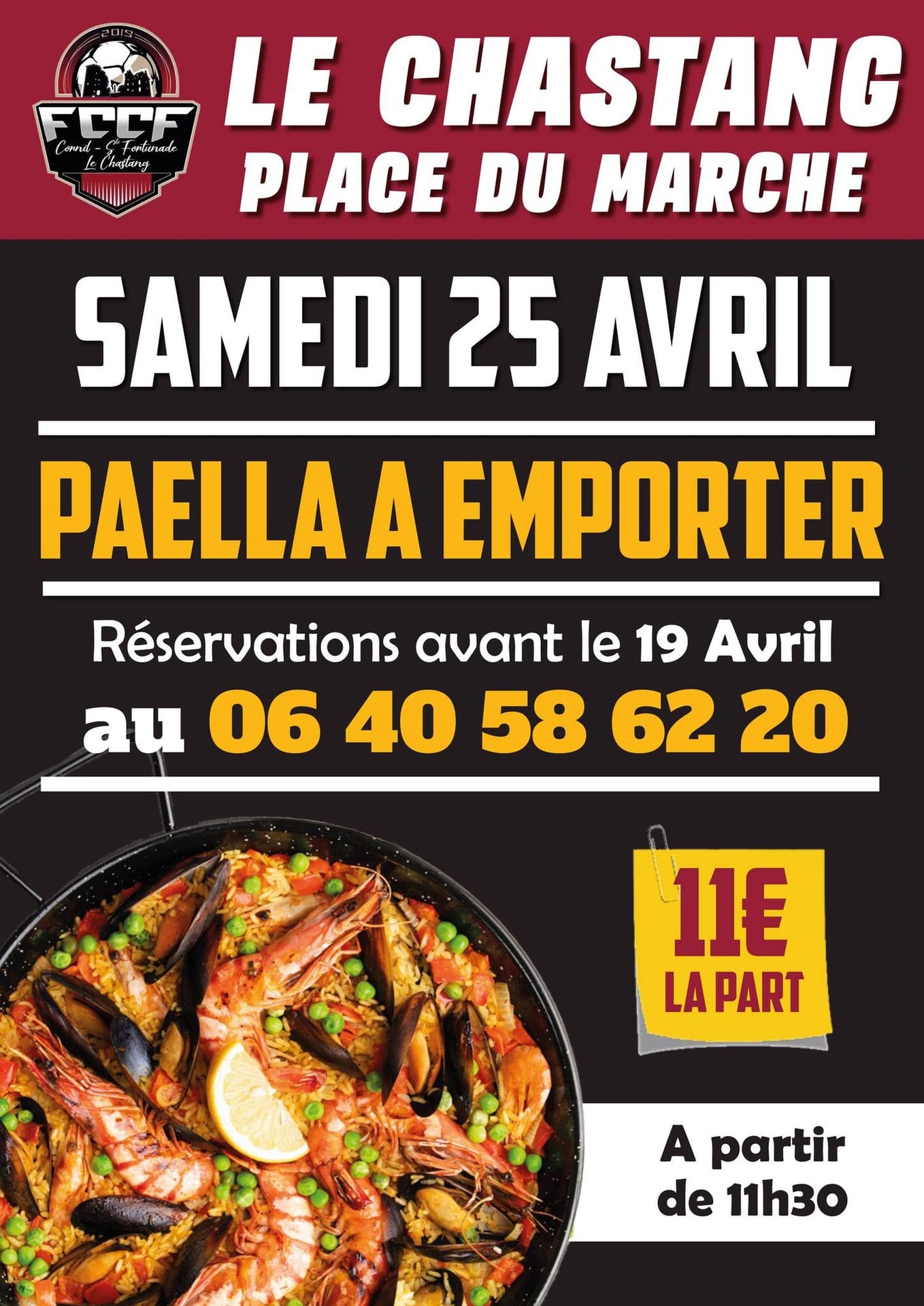 Paella à emporter