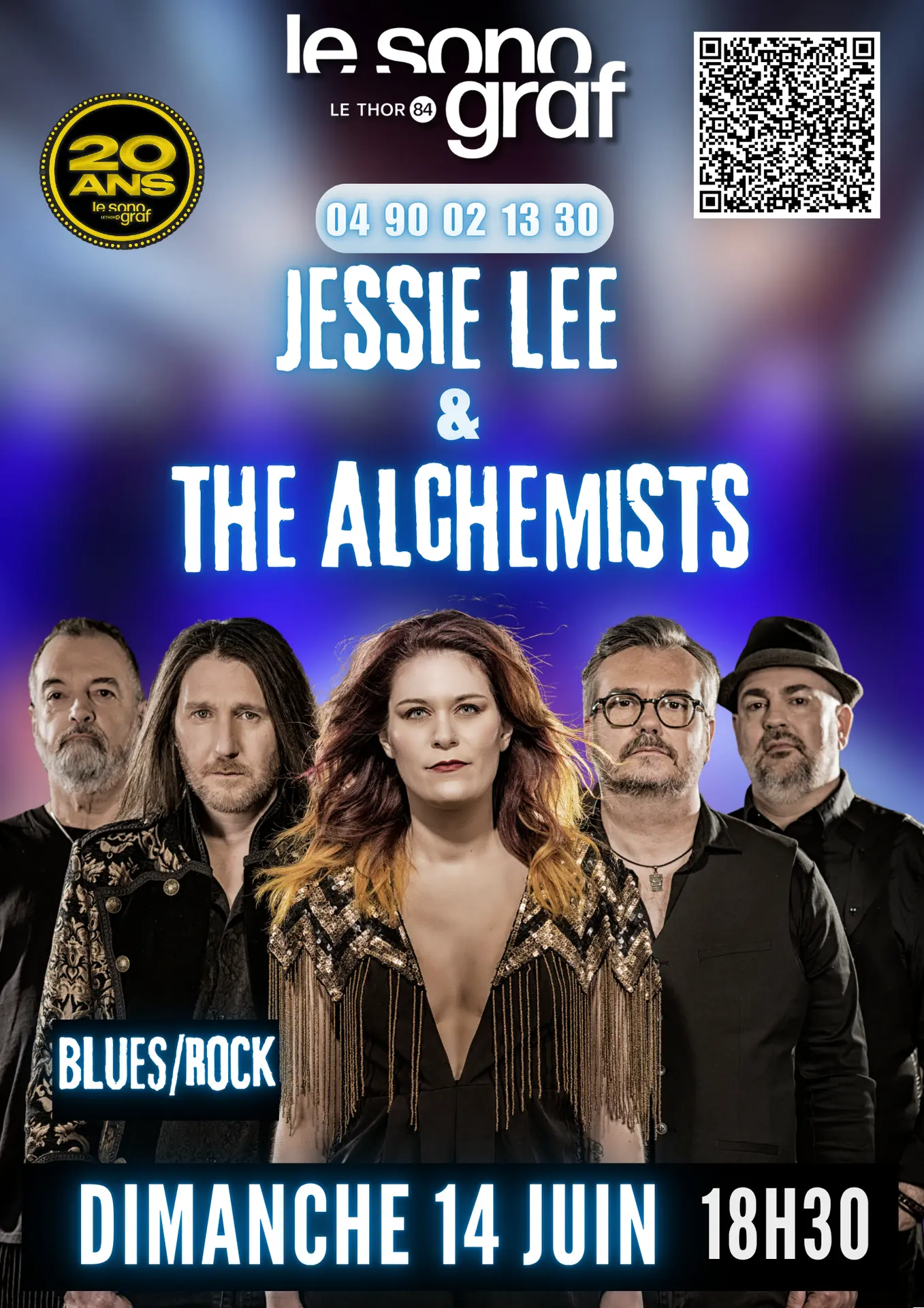 JESSIE LEE & THE ALCHEMISTS EN CONCERT AU SONOGRAF
