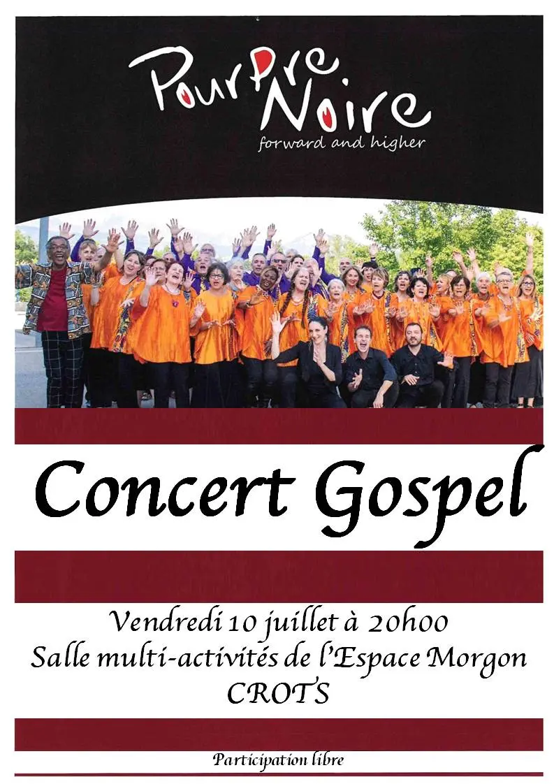 Concert - Gospel Pourpre noire