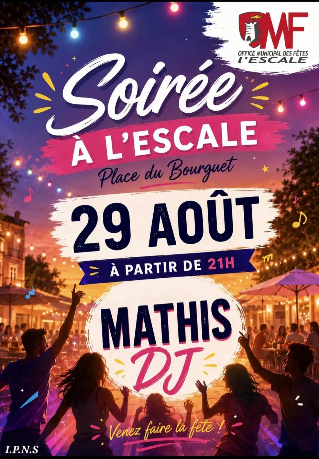 Soirée avec DJ à L'Escale
