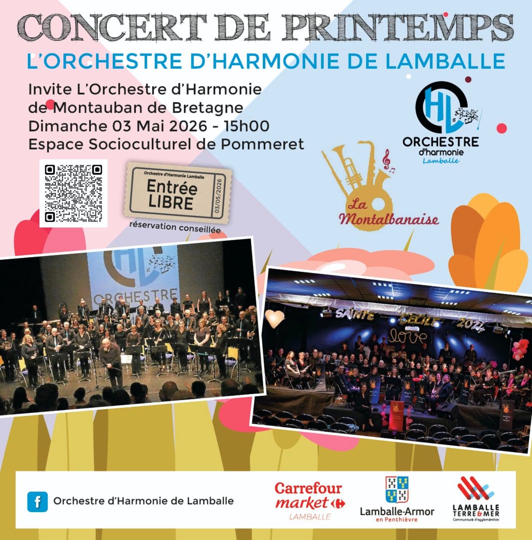 Concert de Printemps – Orchestre d’Harmonie de Lamballe