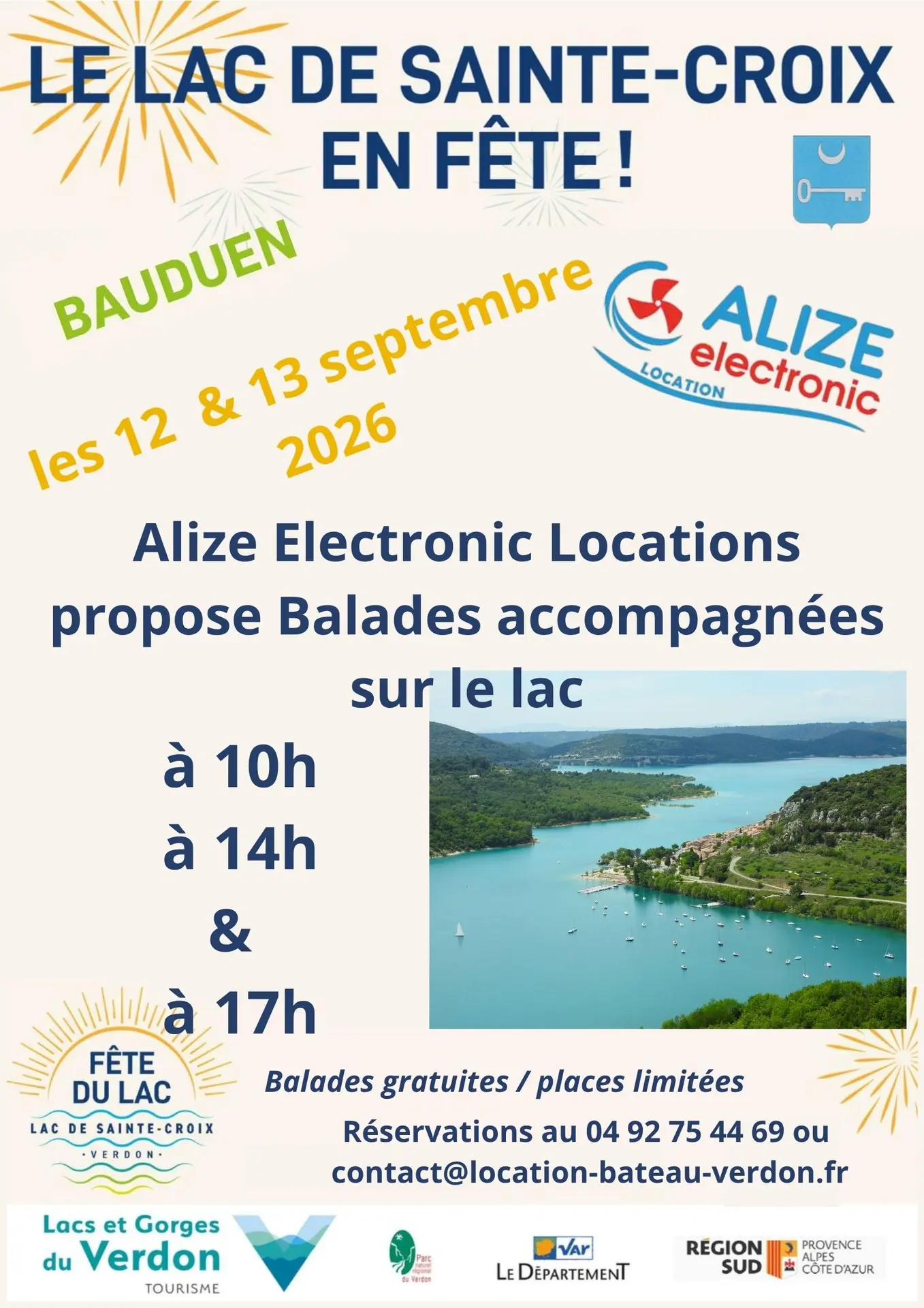 Fête du lac de Sainte Croix - Balade accompagnée sur le lac