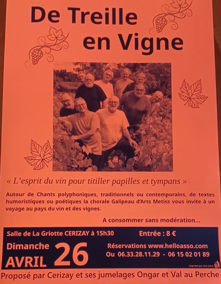 Spectacle - De treille en vigne