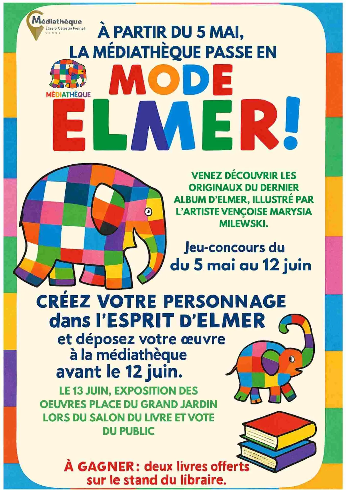 Journée "Elmer à Vence"