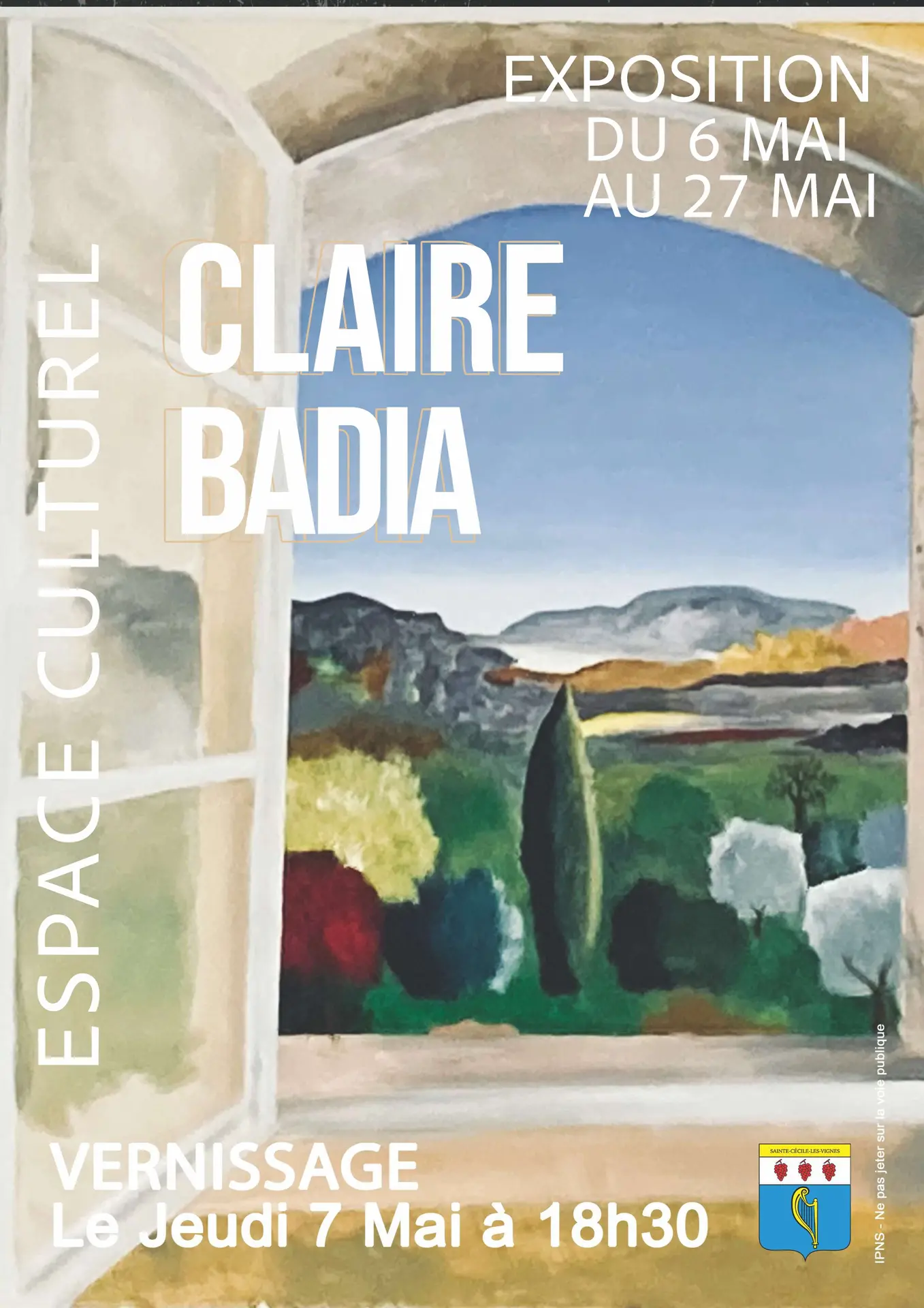 Exposition de peintures de Claire BADIA