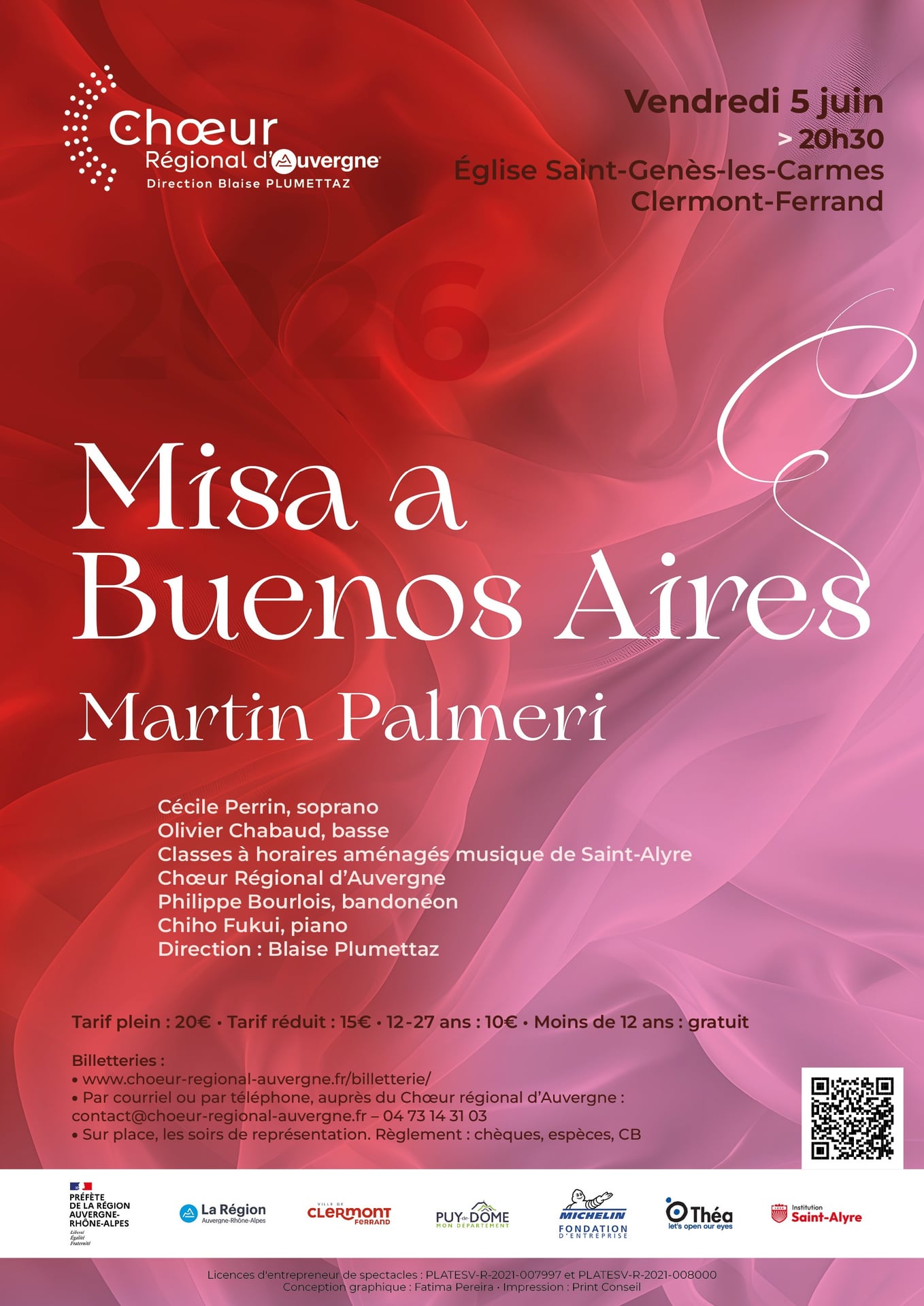 Misa a Buenos Aires - Martin Palmeri | Église Saint-Genès des Carmes