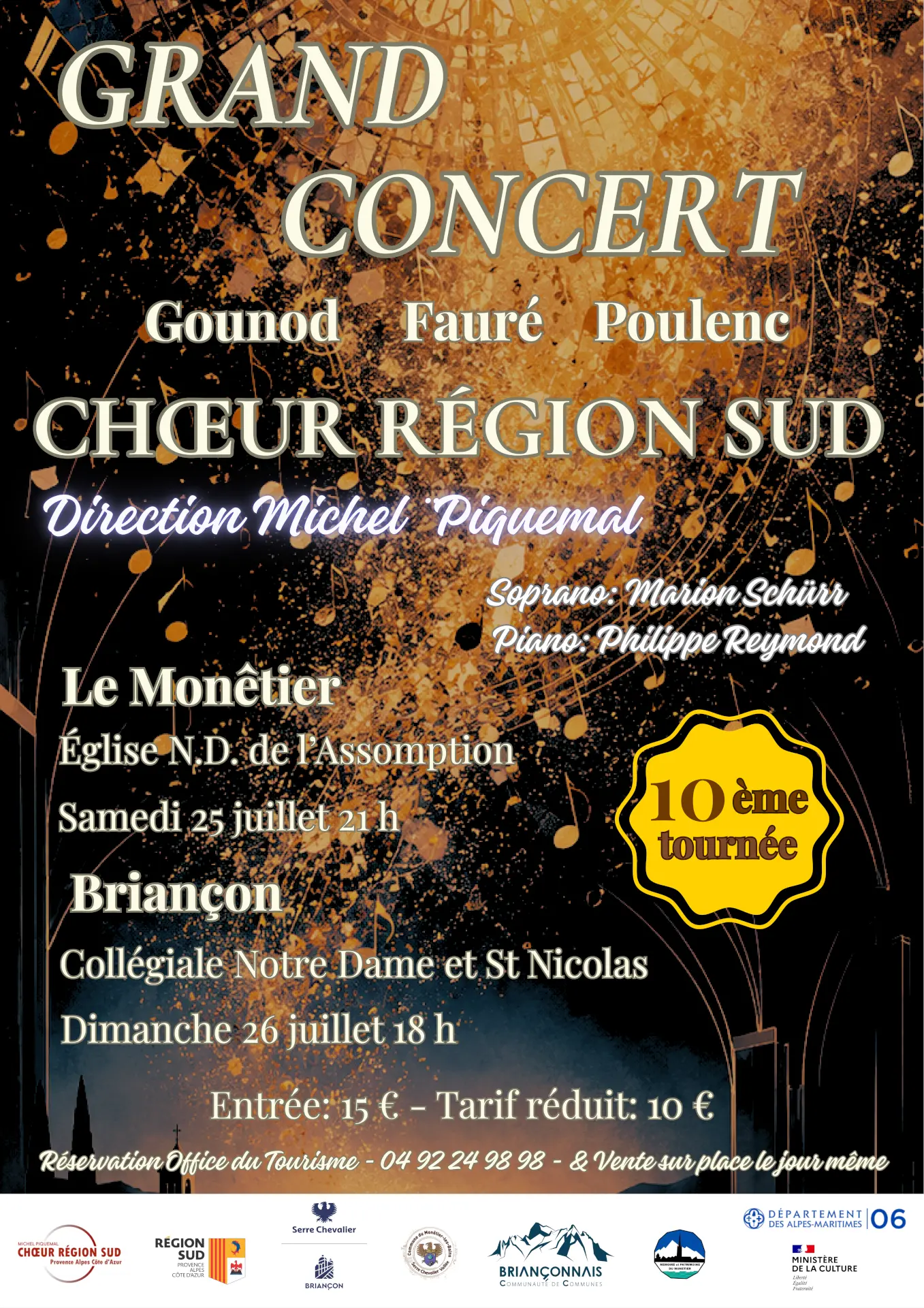 Grand concert du Choeur Région Sud
