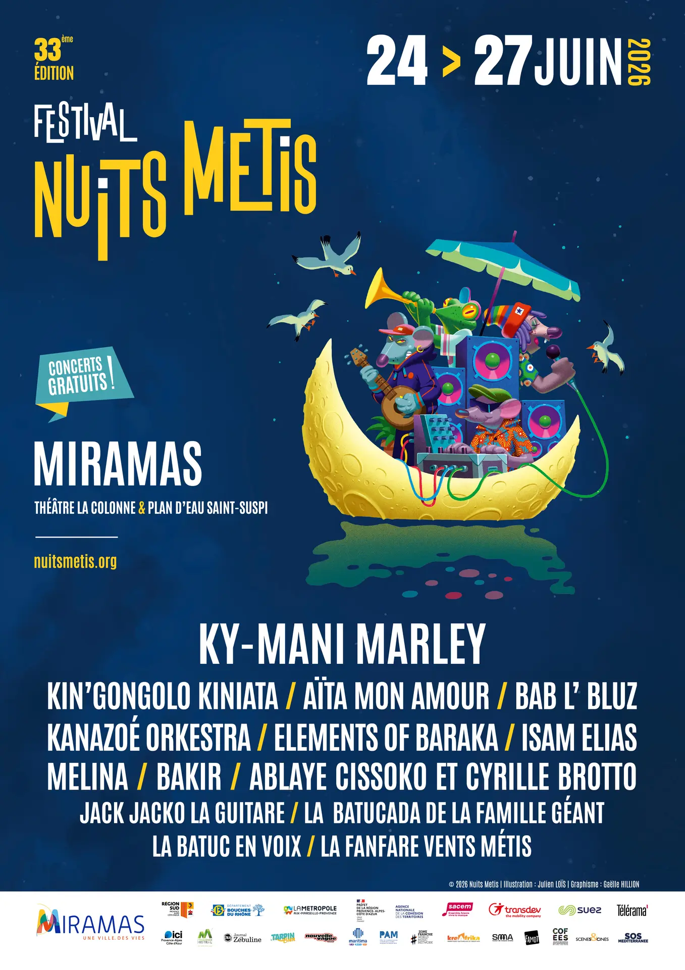 Le Festival Nuits Métis fête sa 33e édition !