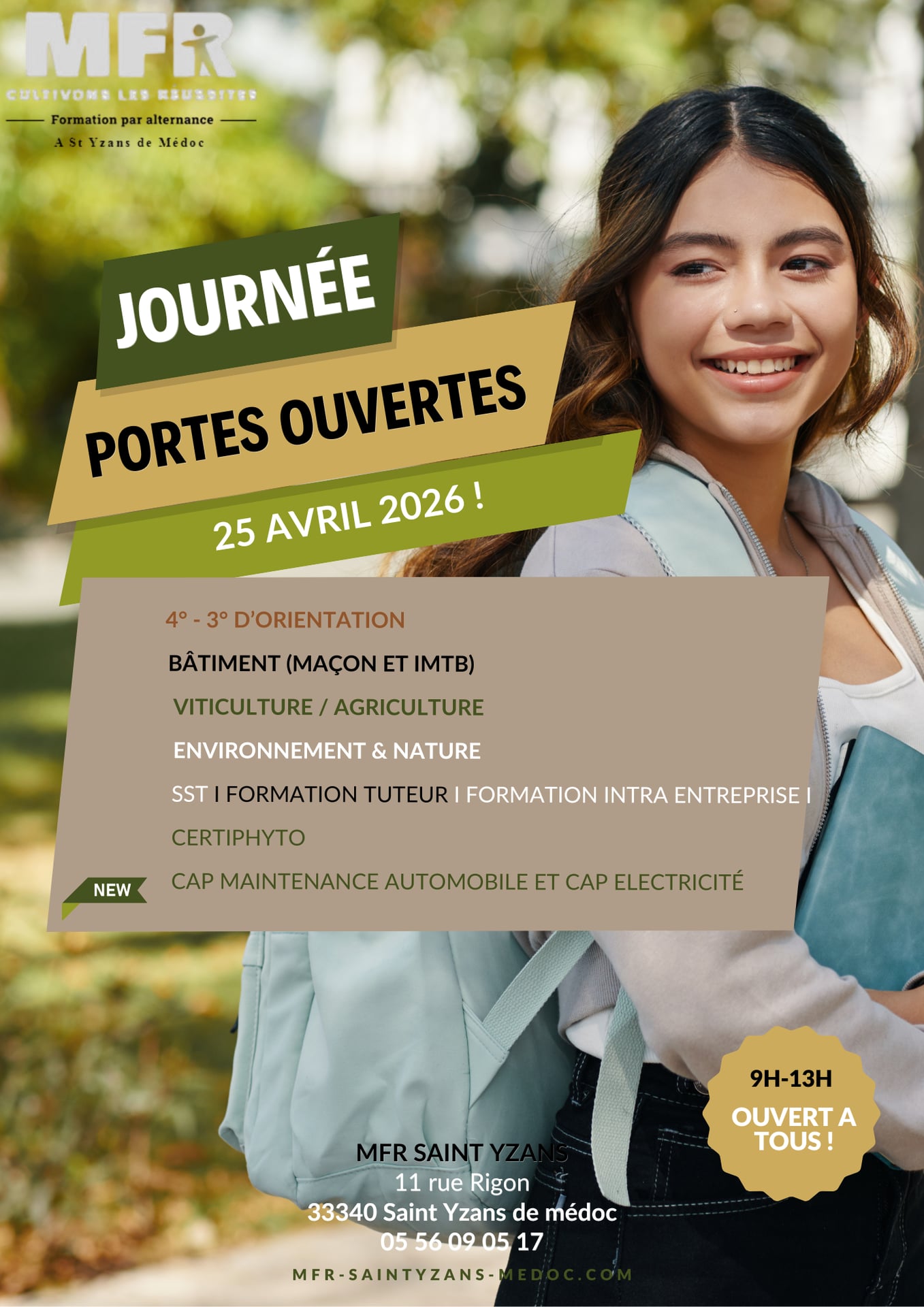 Portes Ouvertes MFR St-Yzans