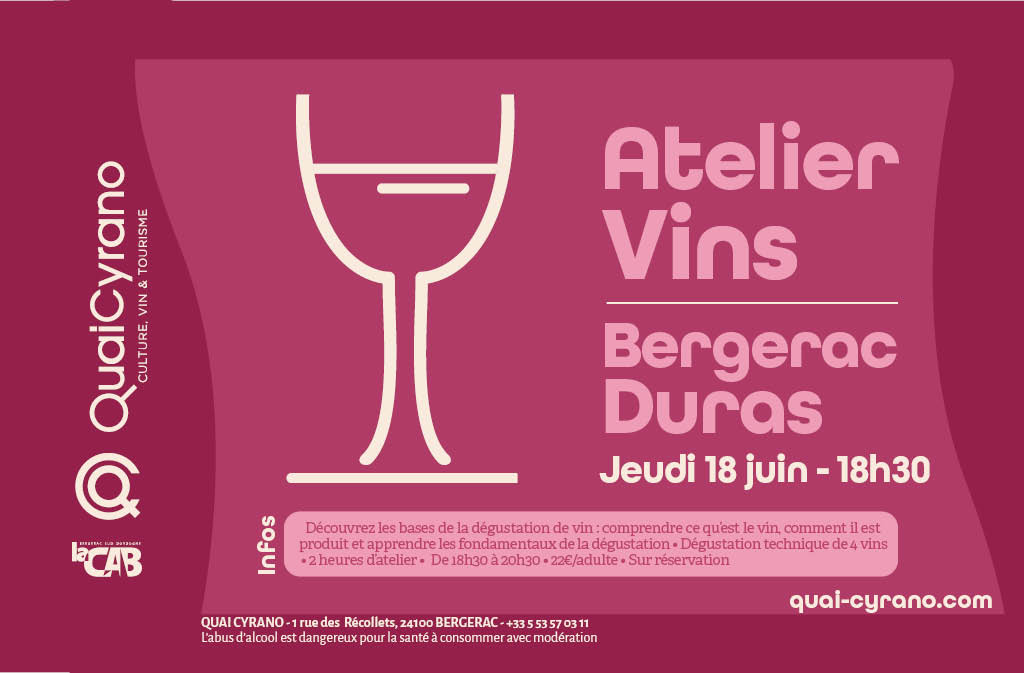 Atelier découverte | Vins Bergerac & Duras