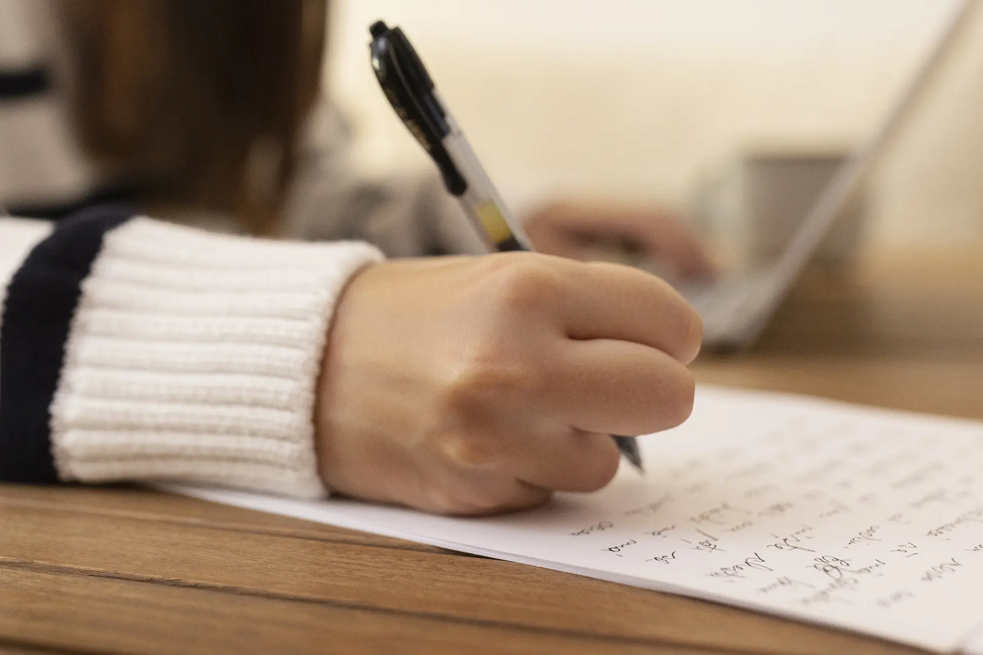 Dictée avec Véronique