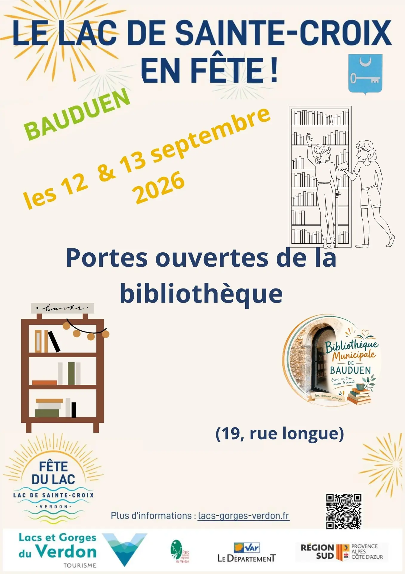 Fête du lac de Sainte Croix - Animation à la bibliothèque de Bauduen
