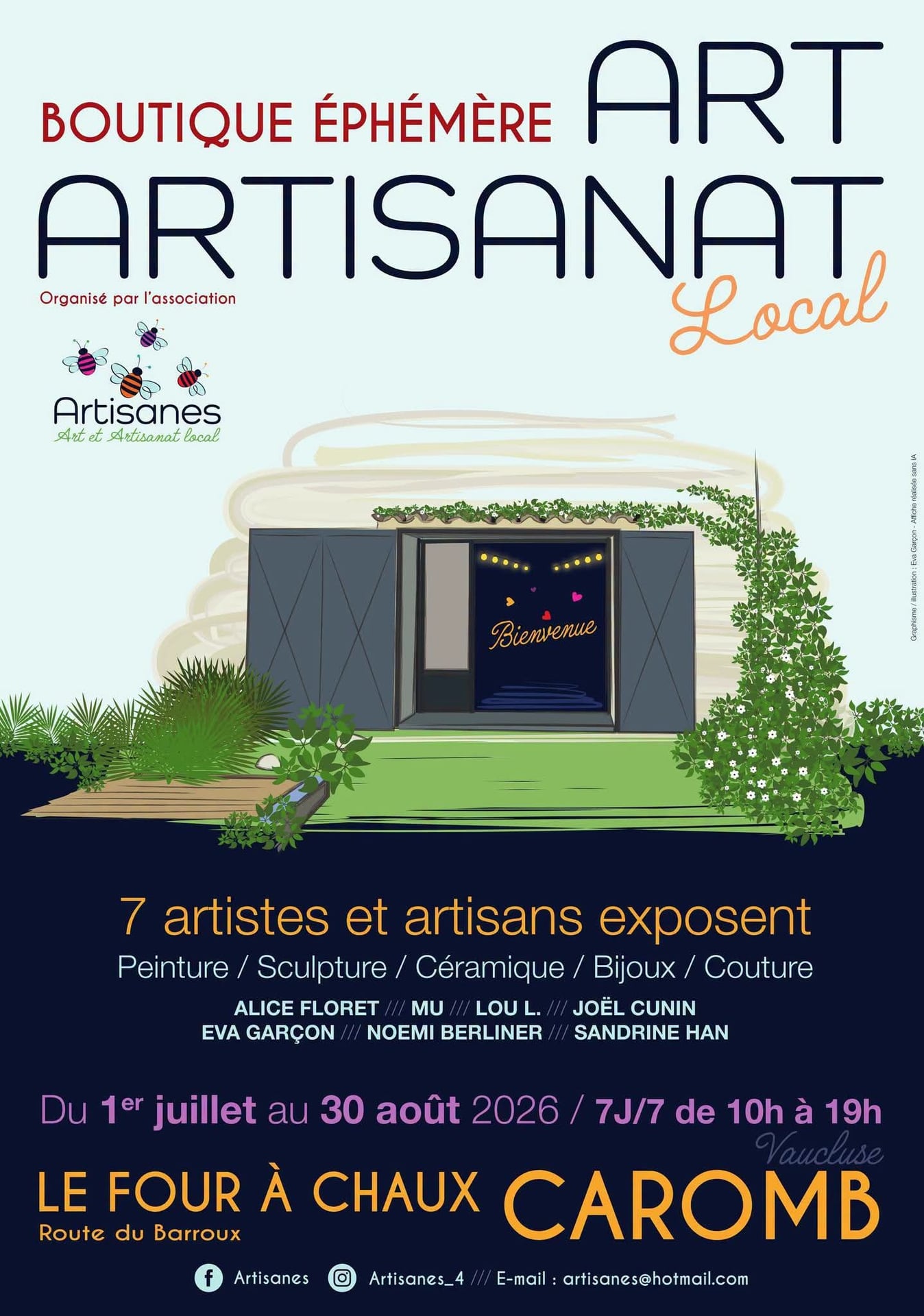 Boutique Éphémère Art Artisanat Local