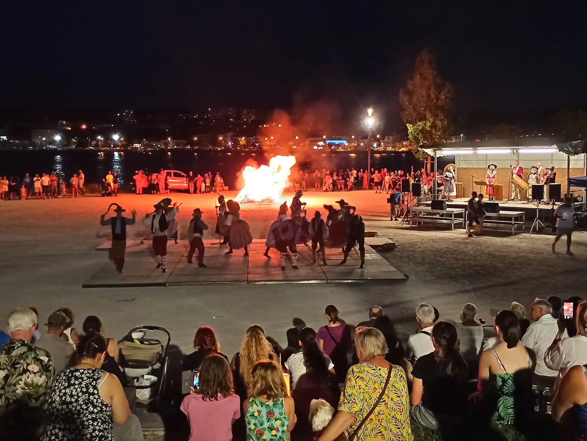 Feu de la Saint Jean à Martigues