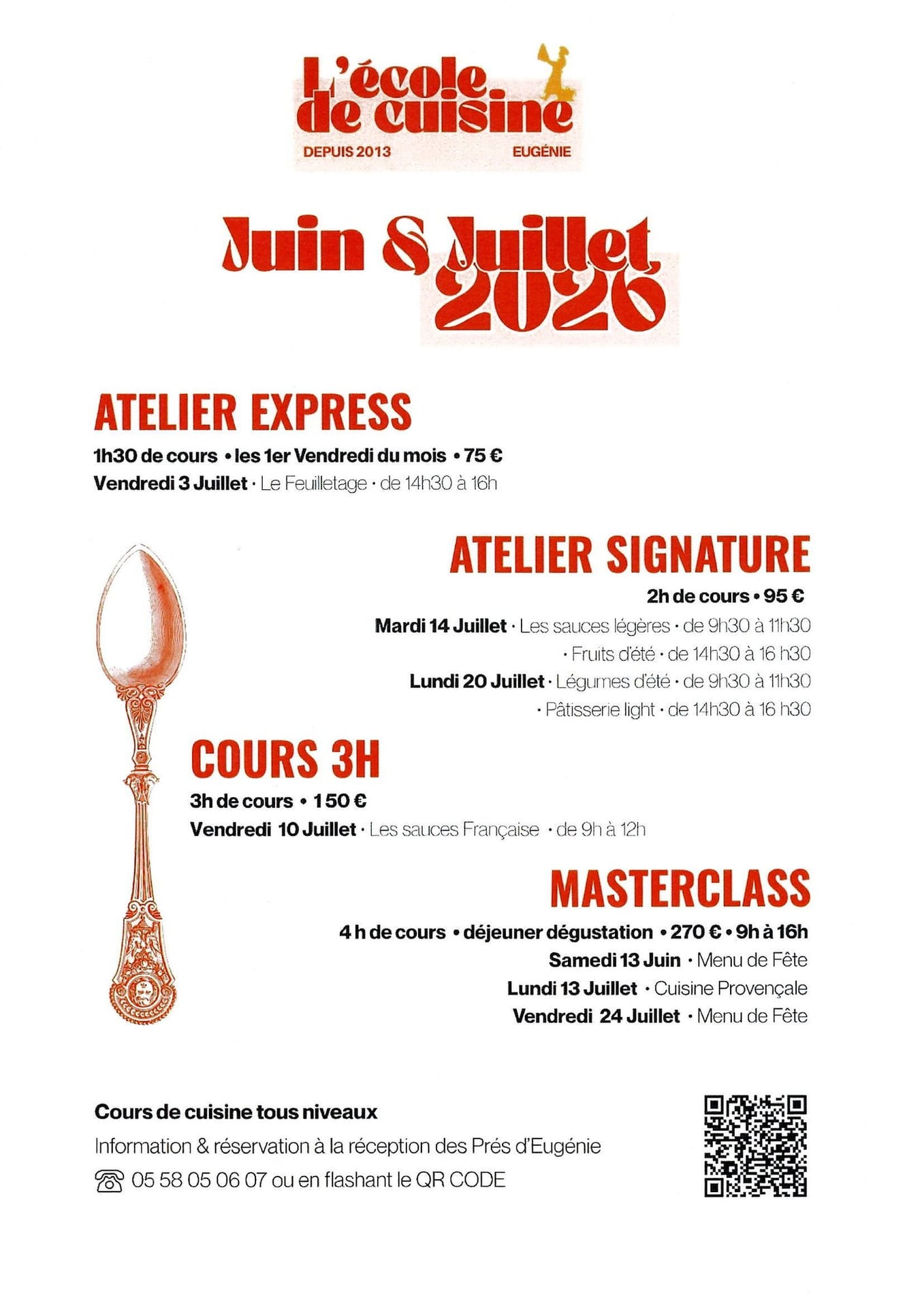 Atelier cuisine 3h