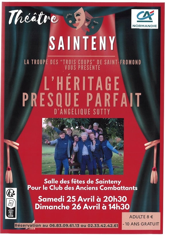 Théâtre "L'héritage presque parfait" d'Angélique Sutty