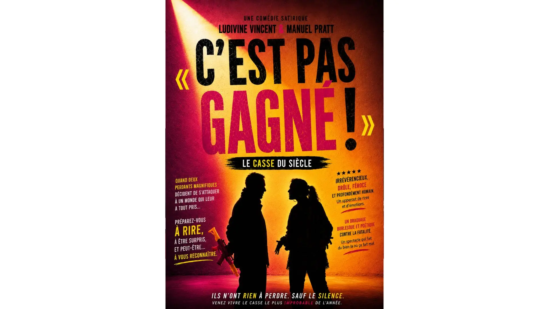 Spectacle Humoristique "C'est pas gagné"