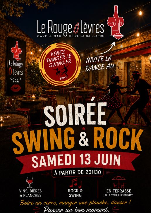 Soirée Rock & Swing au Bar à vin Le Rouge Ô Lèvres