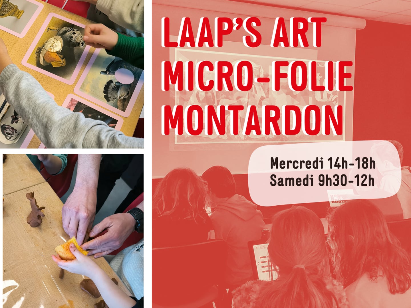 Sortie d'école - Atelier créatif, à la Micro-Folie