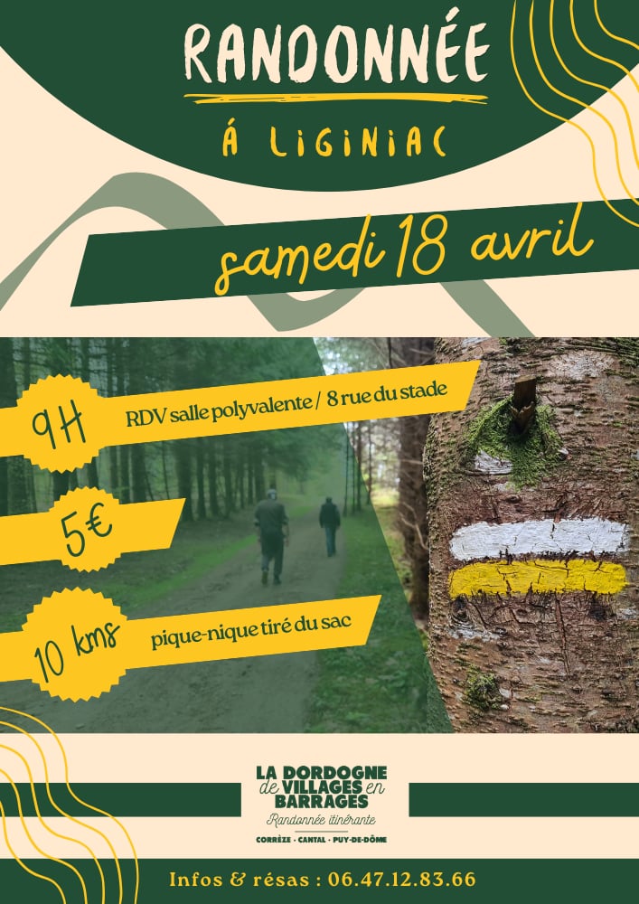 Randonnée à Liginiac