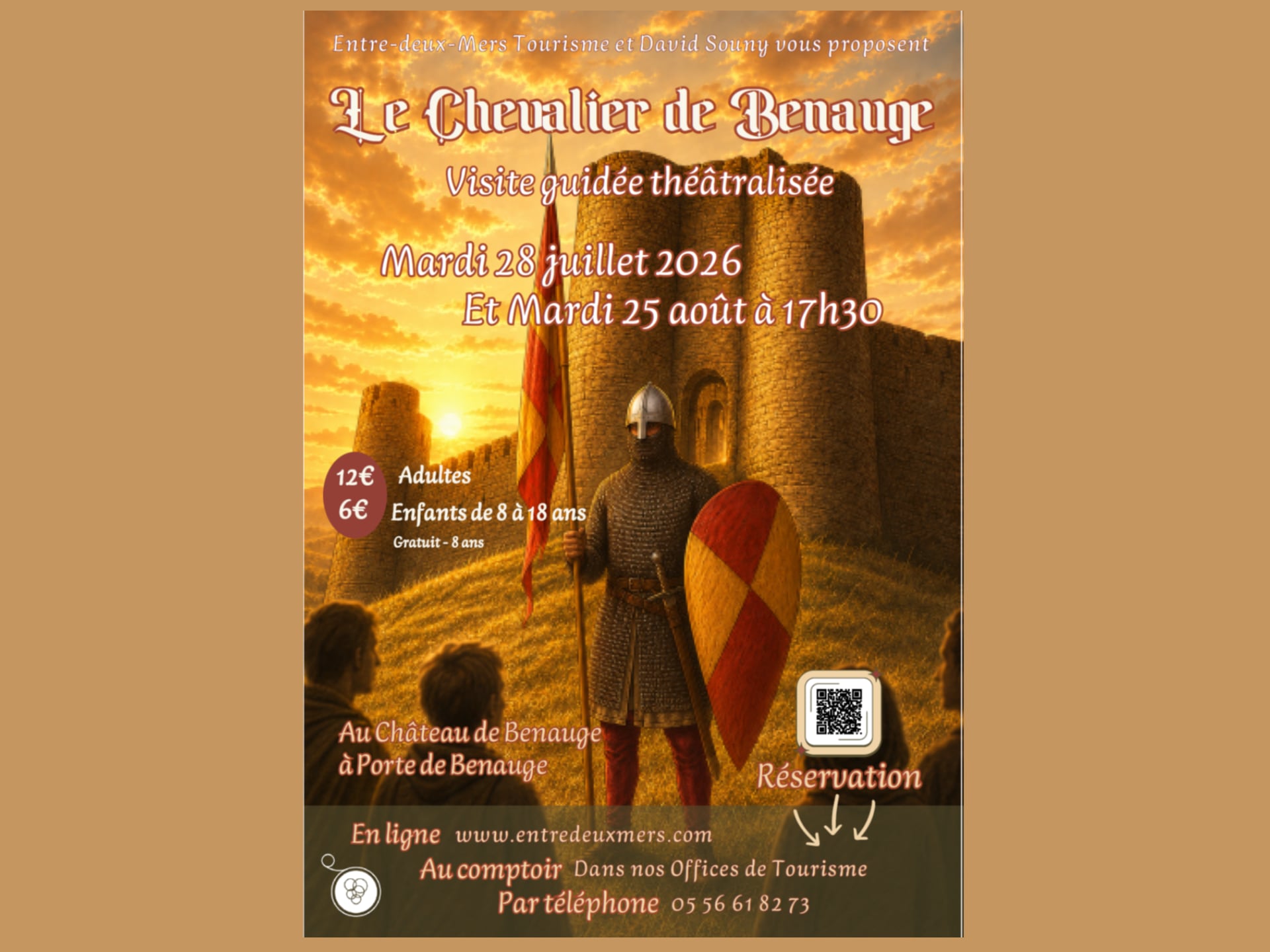 Visite théâtralisée : Le Chevalier de Benauge