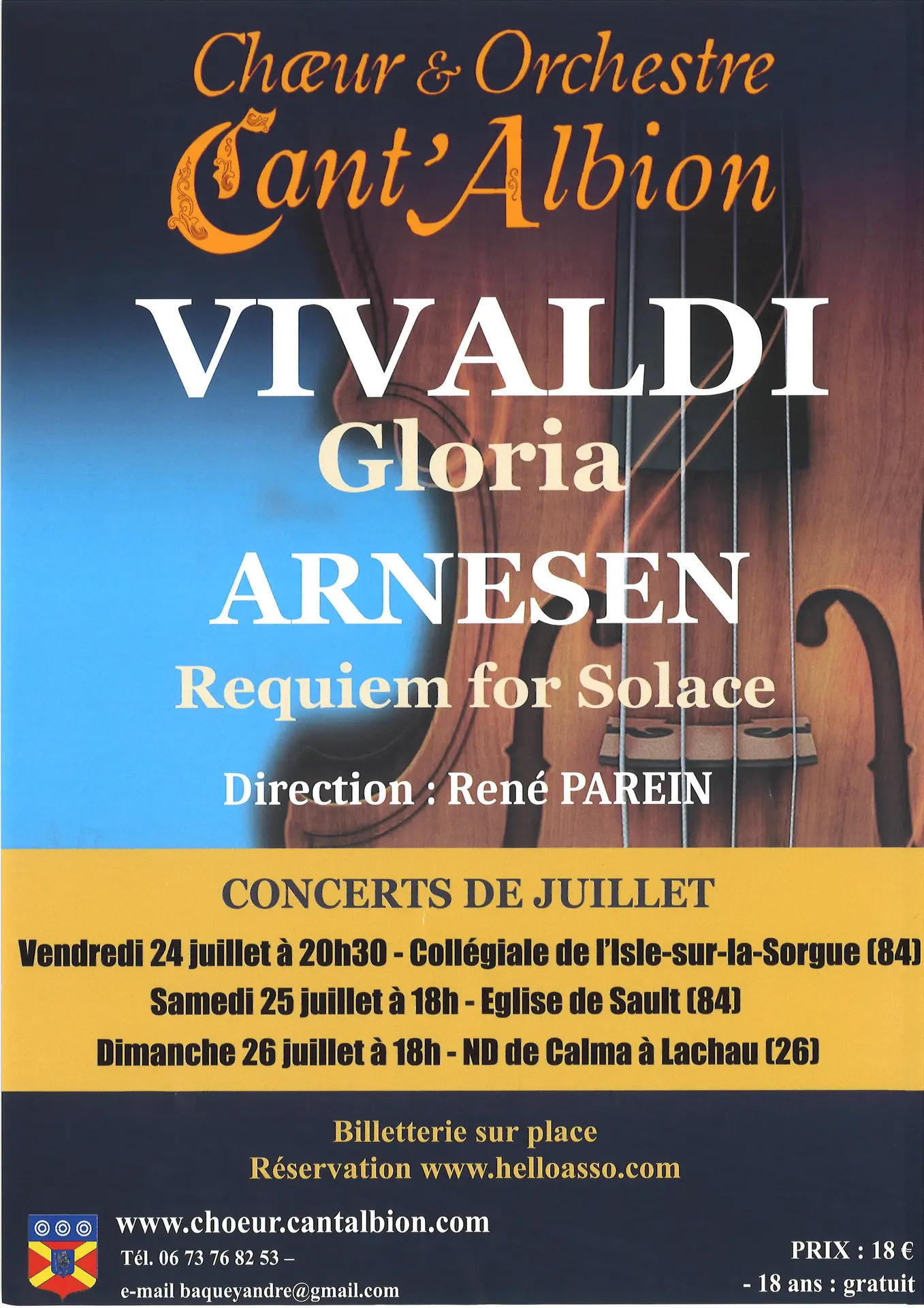 Concert du Choeur Cant'Albion