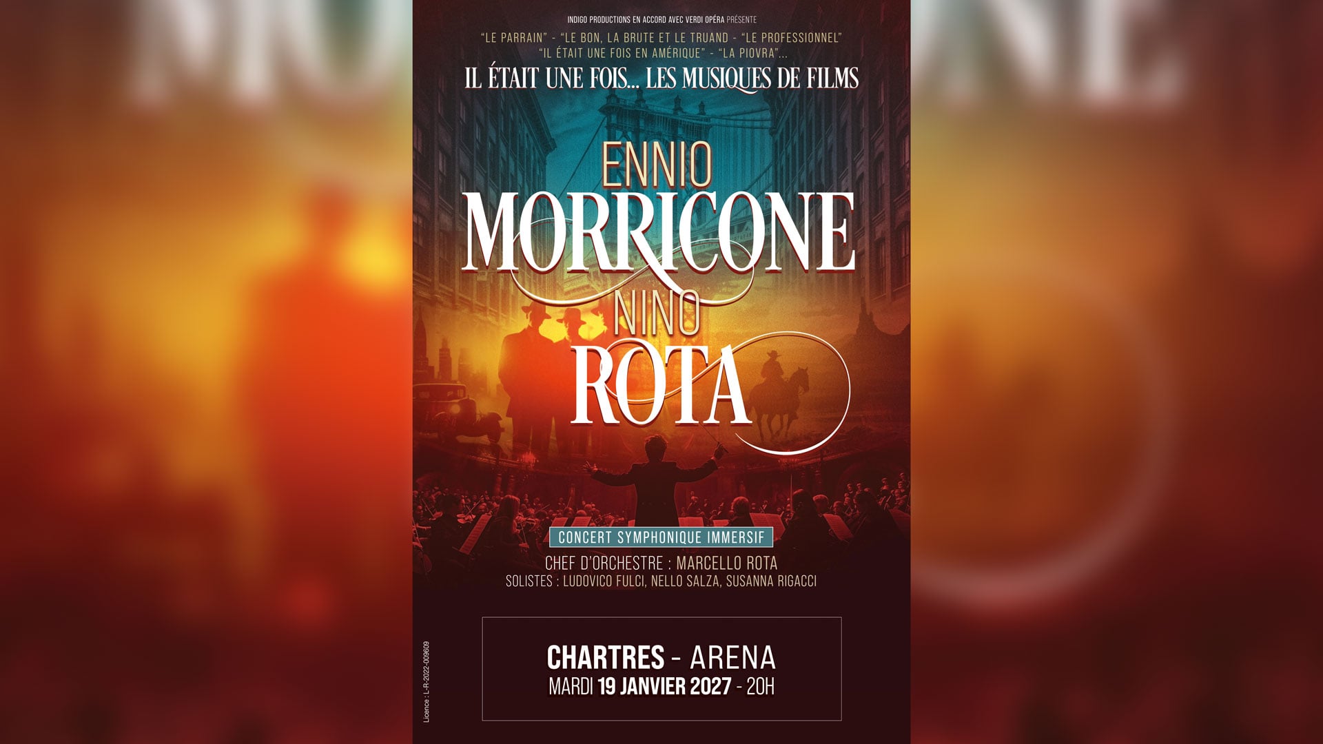Spectacle : Il était une fois... Ennio Morricone & Nino Rota