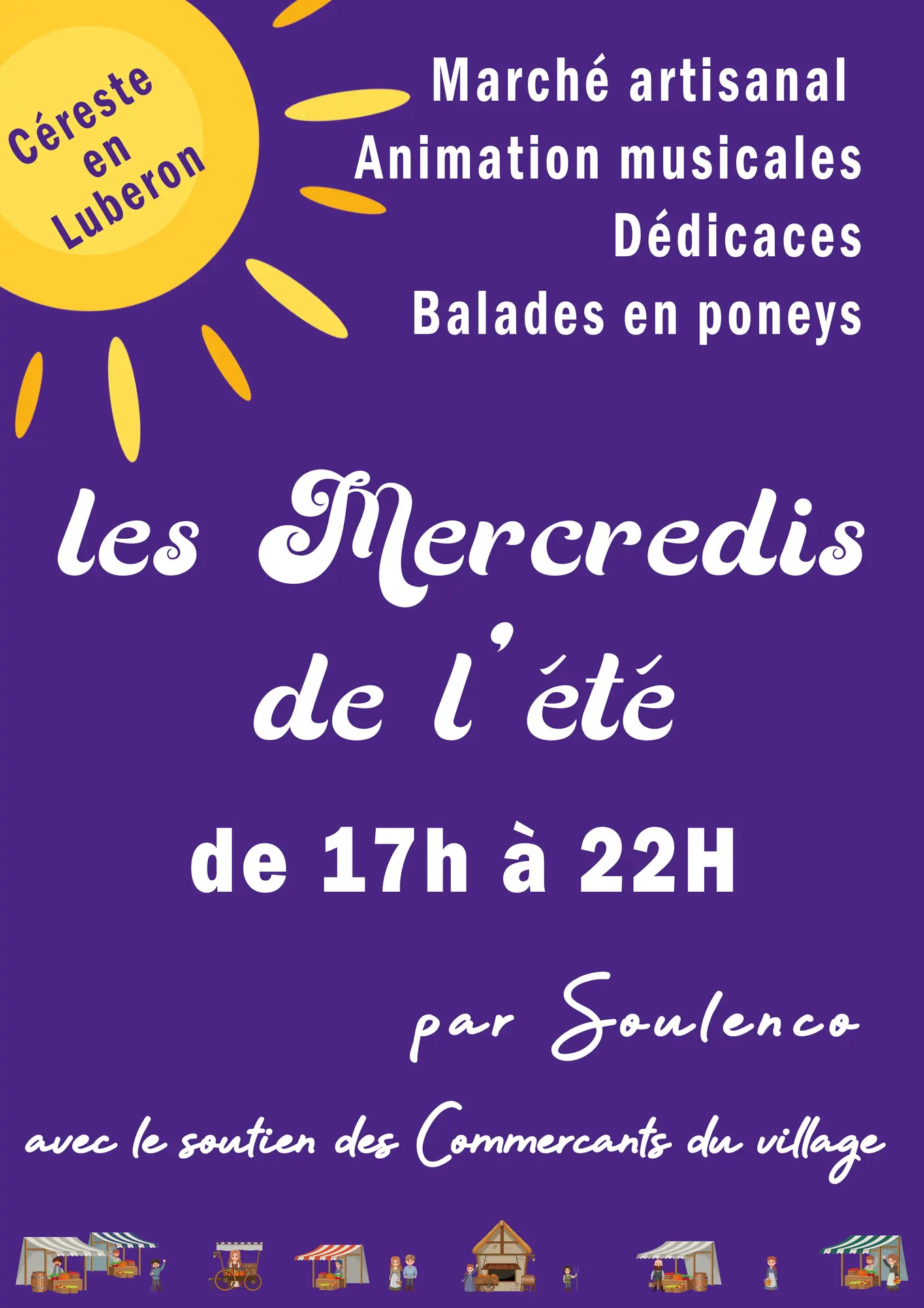 Les mercredis musicaux de l'été et son Marché