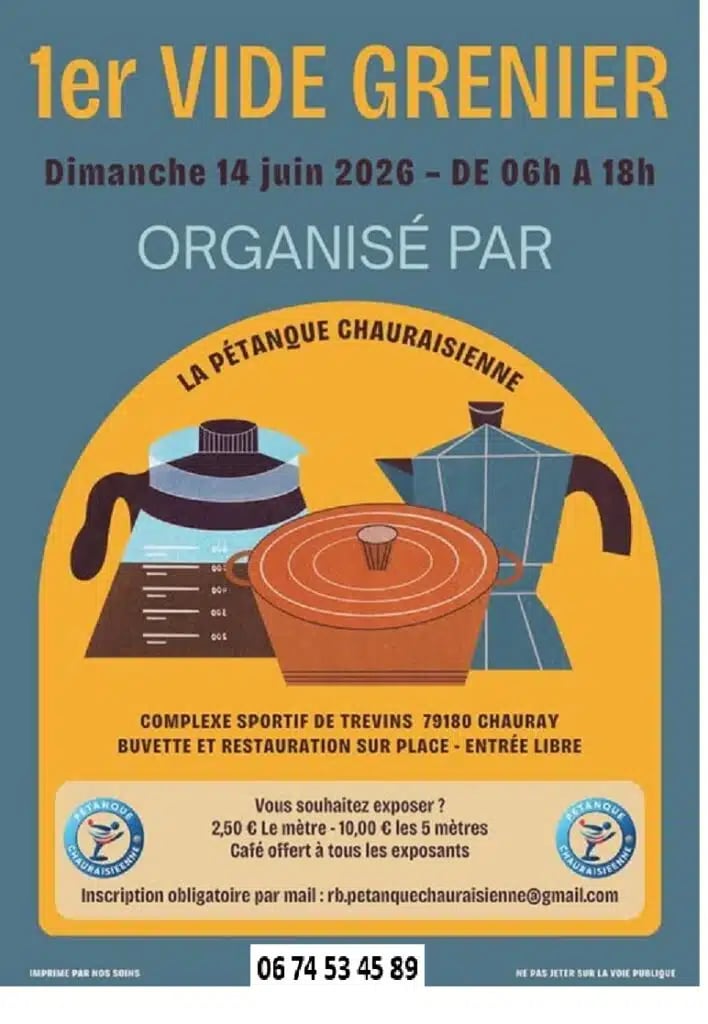 Vide grenier à Chauray