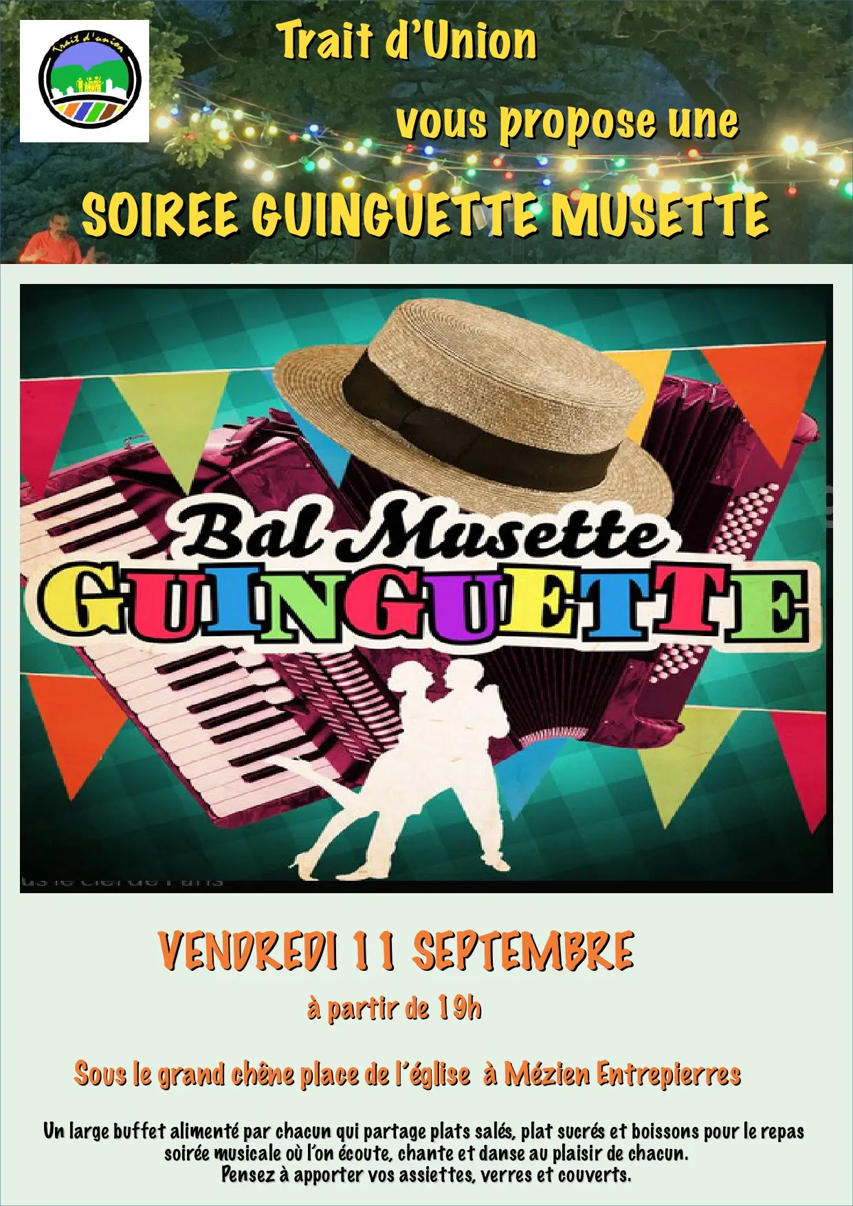 Soirée guinguette - musette