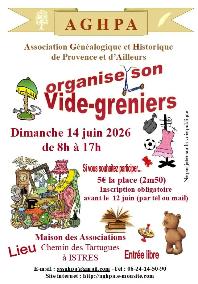 Vide Grenier de l'AGHPA