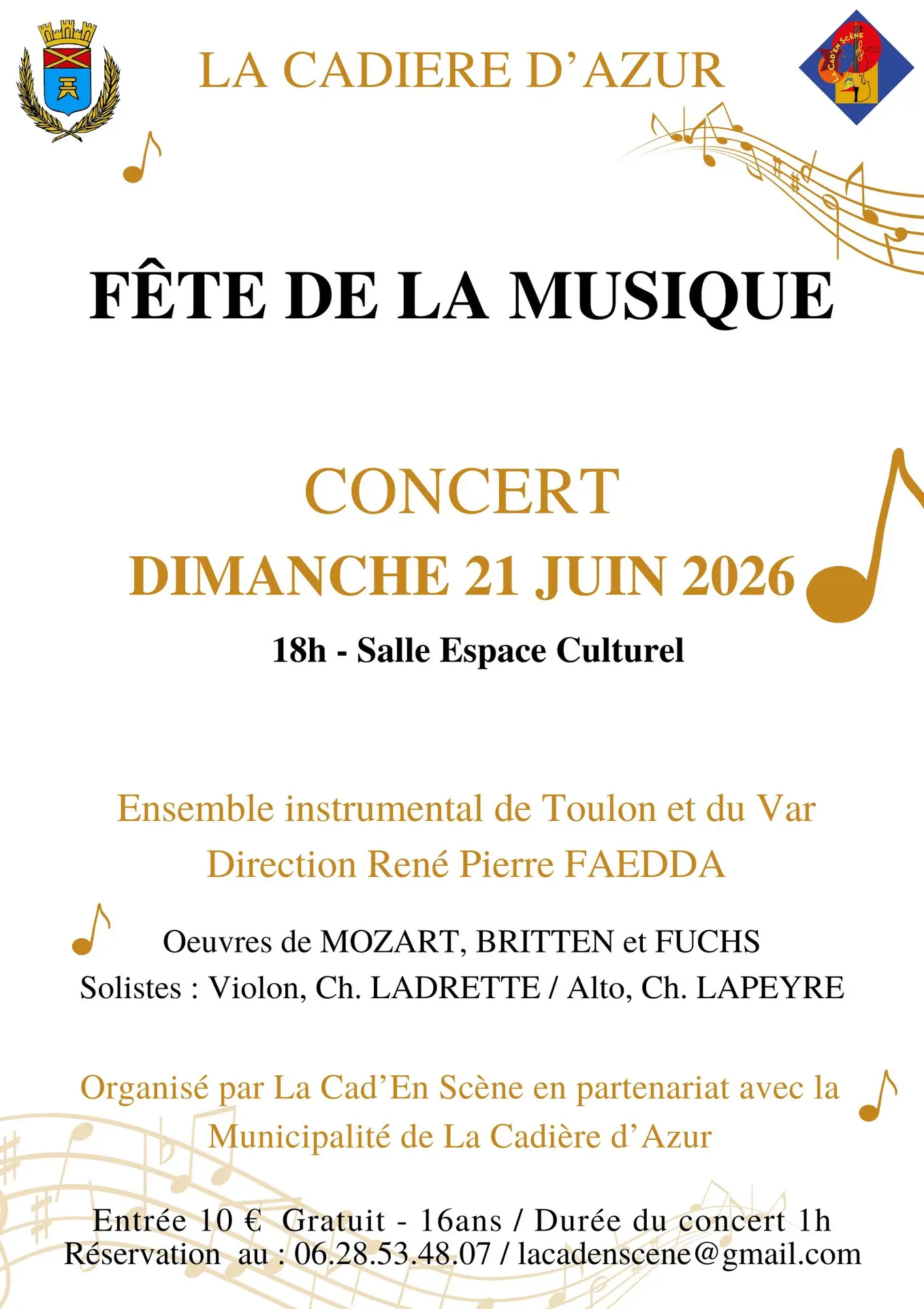 Concert classique pour la Fête de la Musique