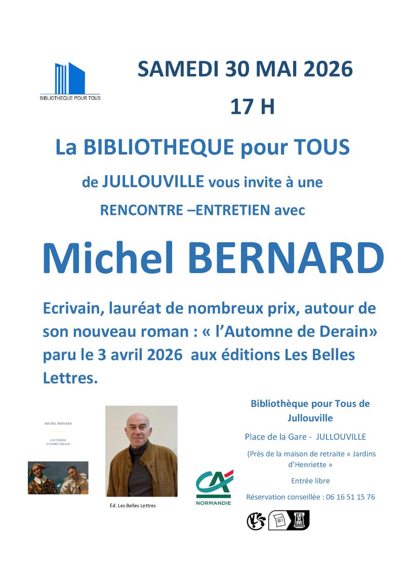 Rencontre et dédicace Michel Bernard