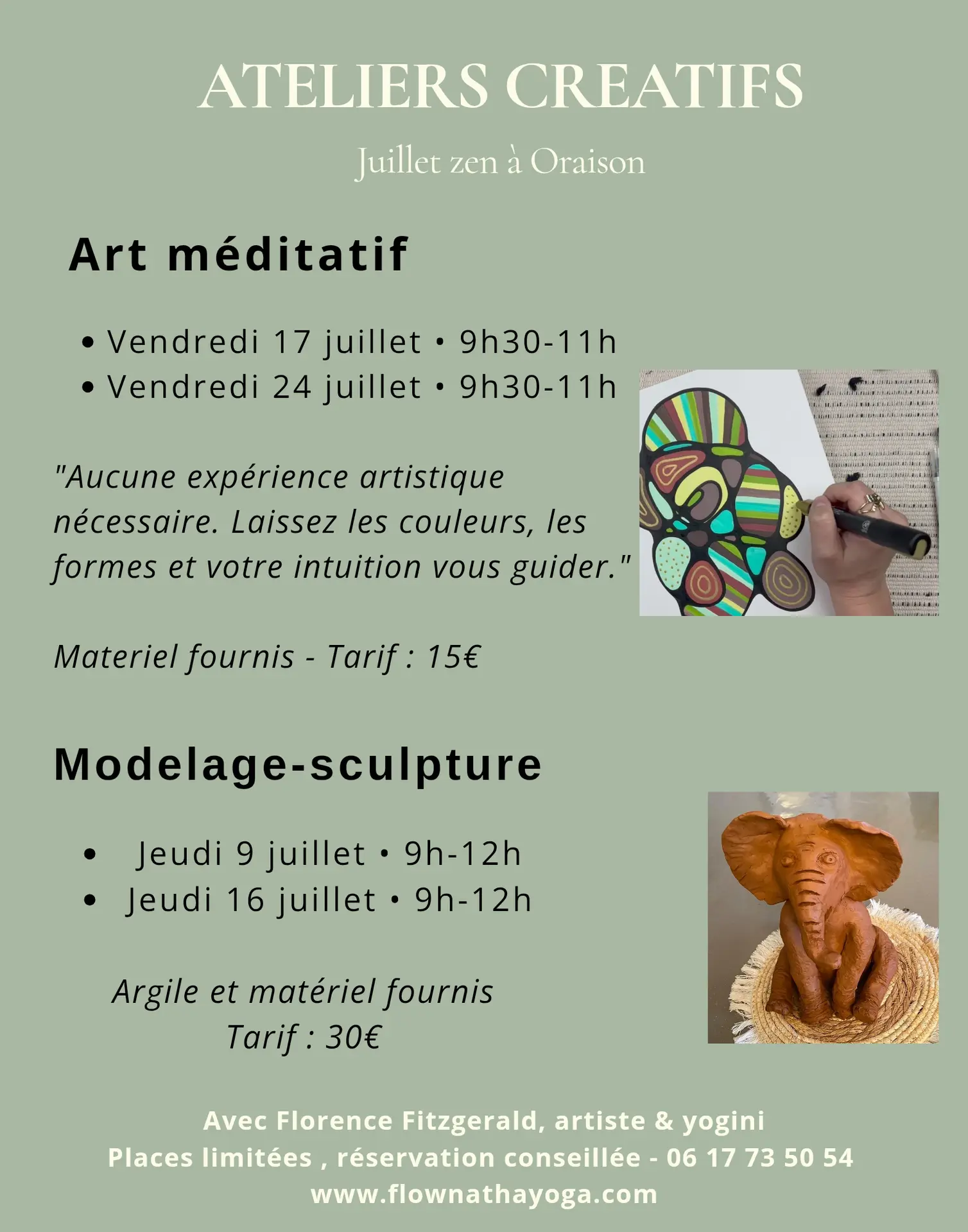 Atelier "Modelage et sculpture"