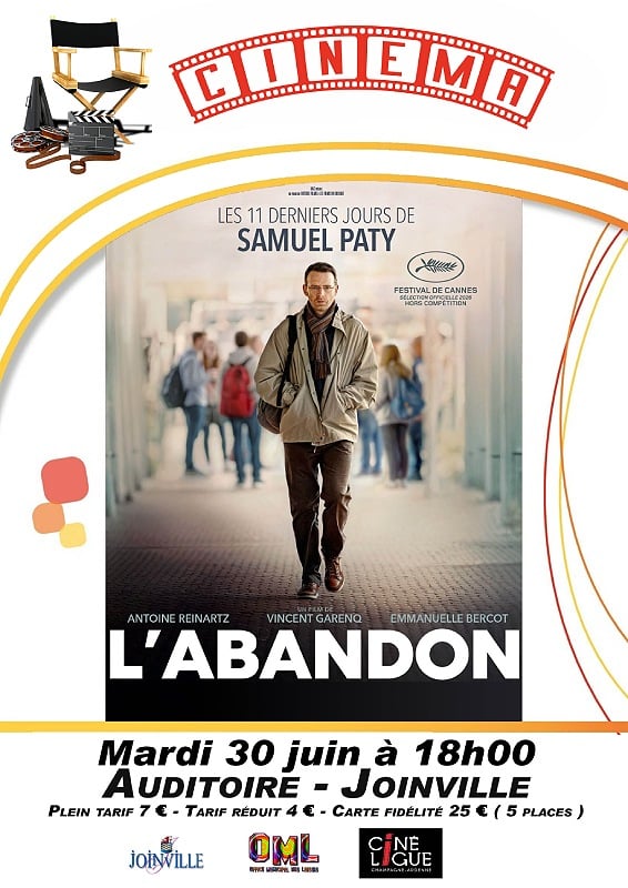 Cinéma à l'auditoire de Joinville "L'abandon"