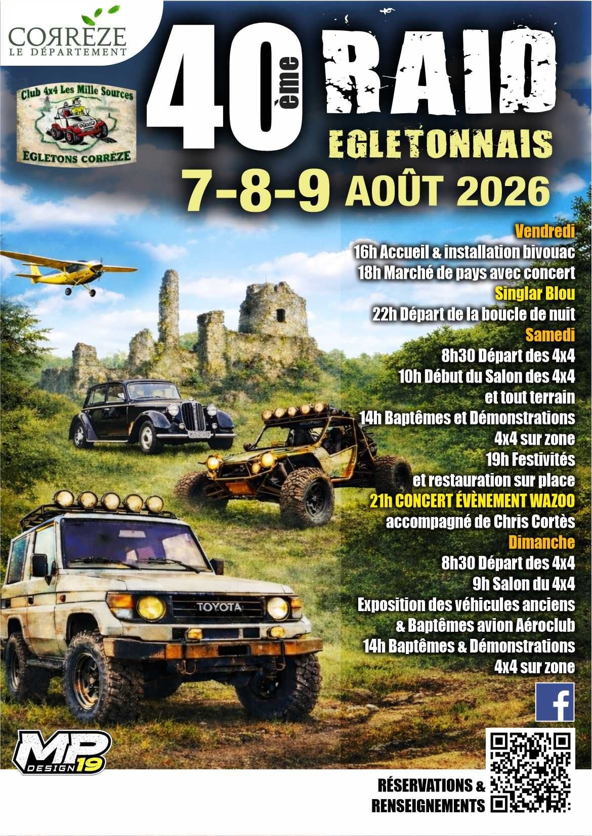RAID ÉGLETONNAIS 2026 - 40 ANS