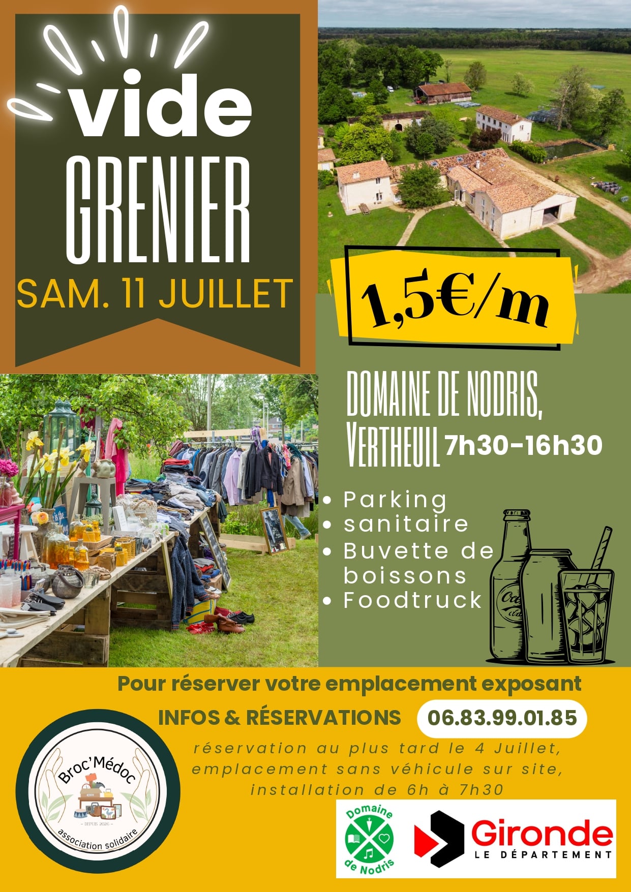 Vide-greniers à Vertheuil