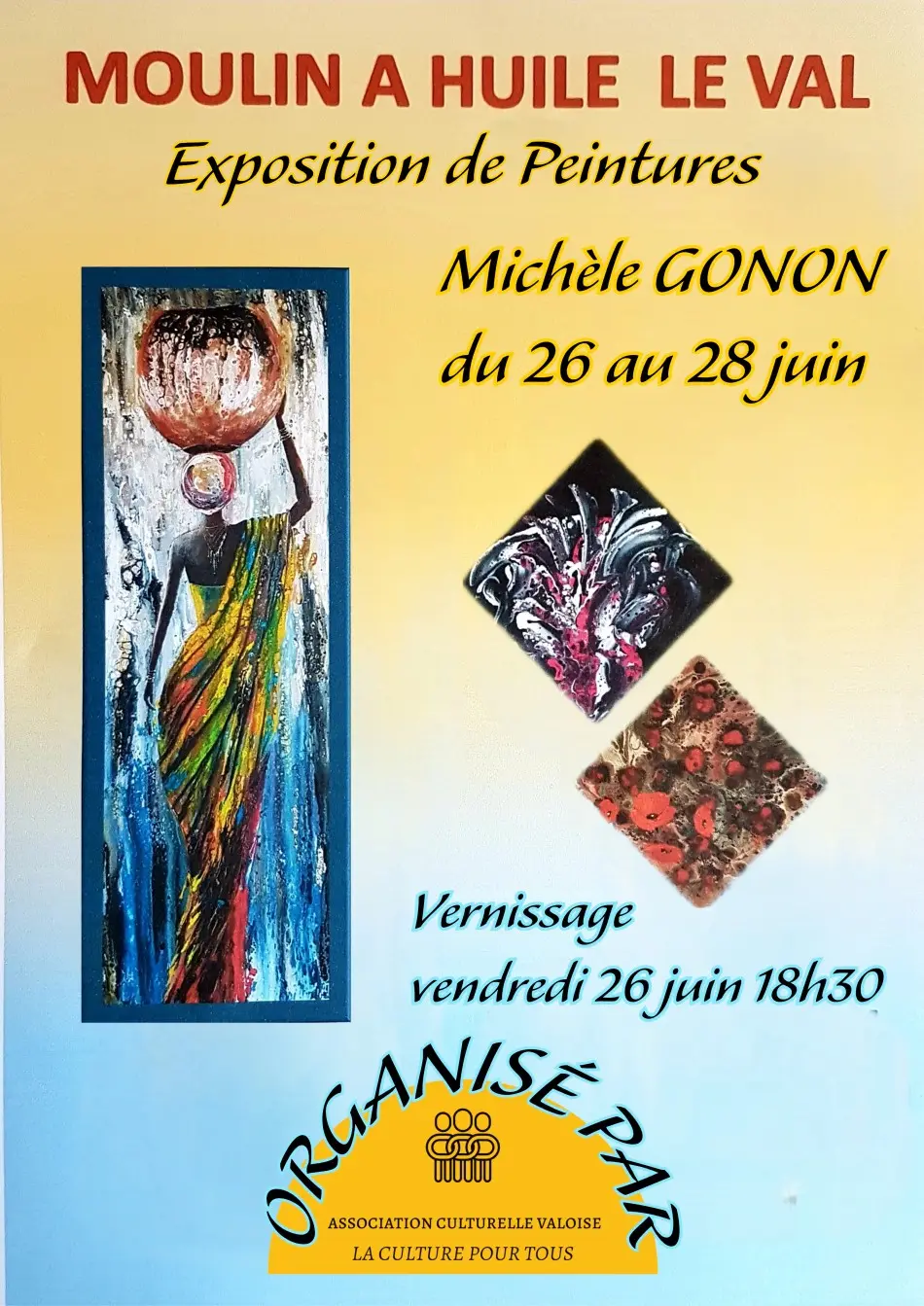 Exposition :  Michèle GONON - Peintures