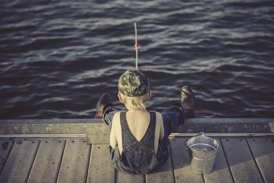 Je pêche mon premier poisson