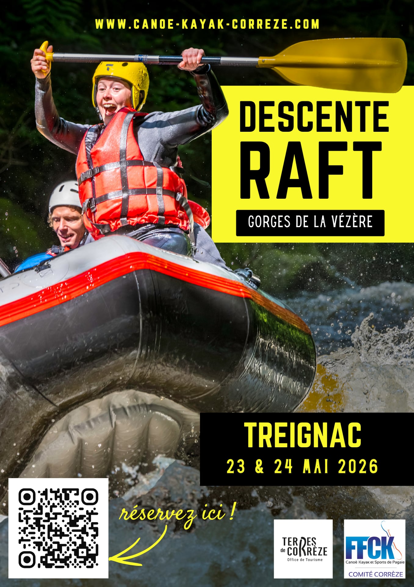 Rafting à Treignac