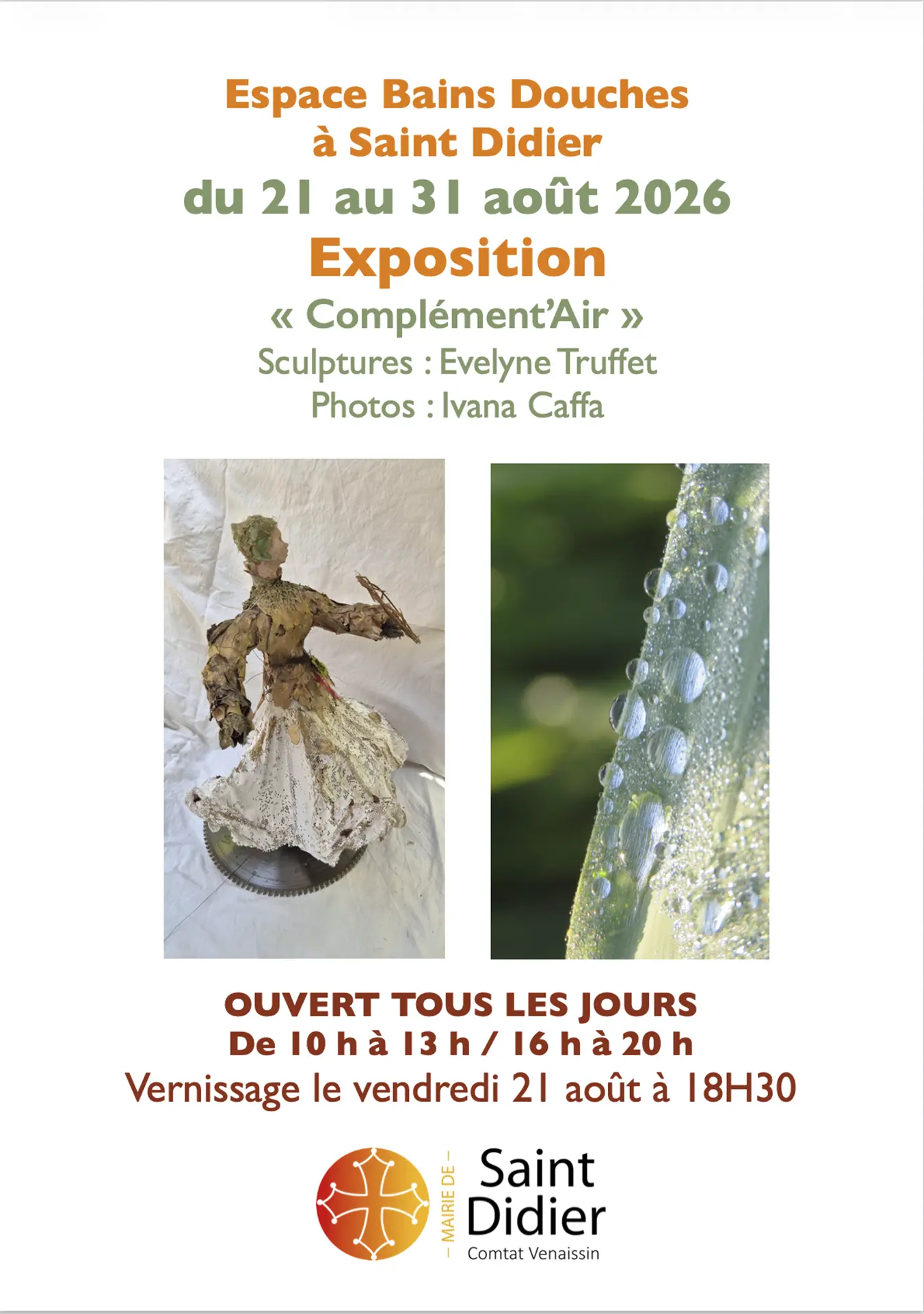 Exposition sculptures et photographies