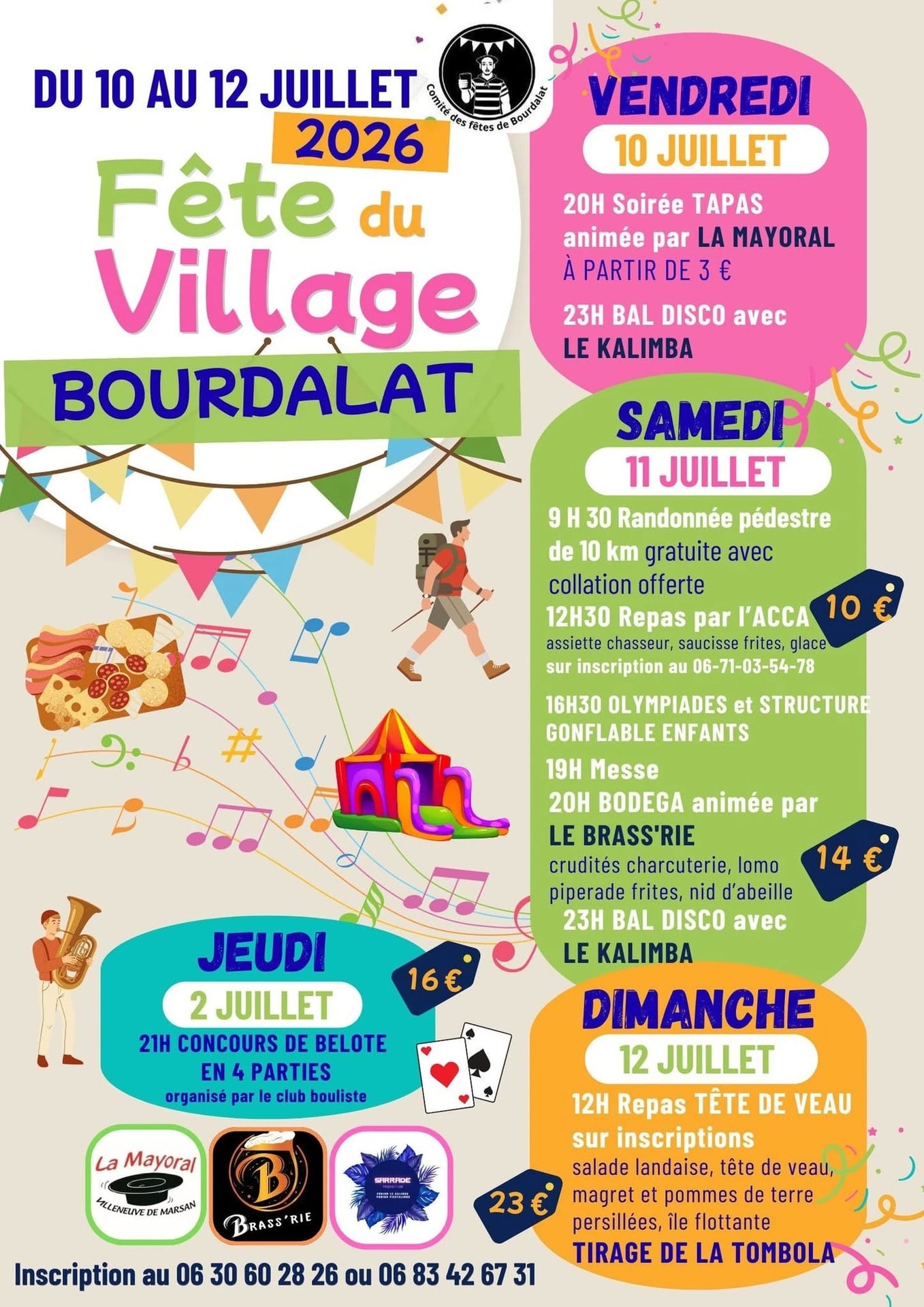 Bourdalat en Fête