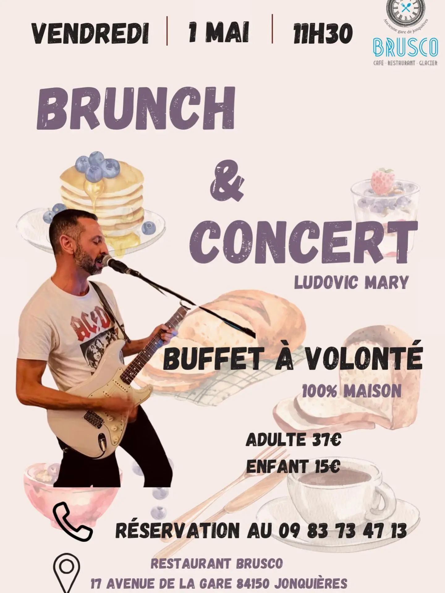 Brunch & concert chez Brusco