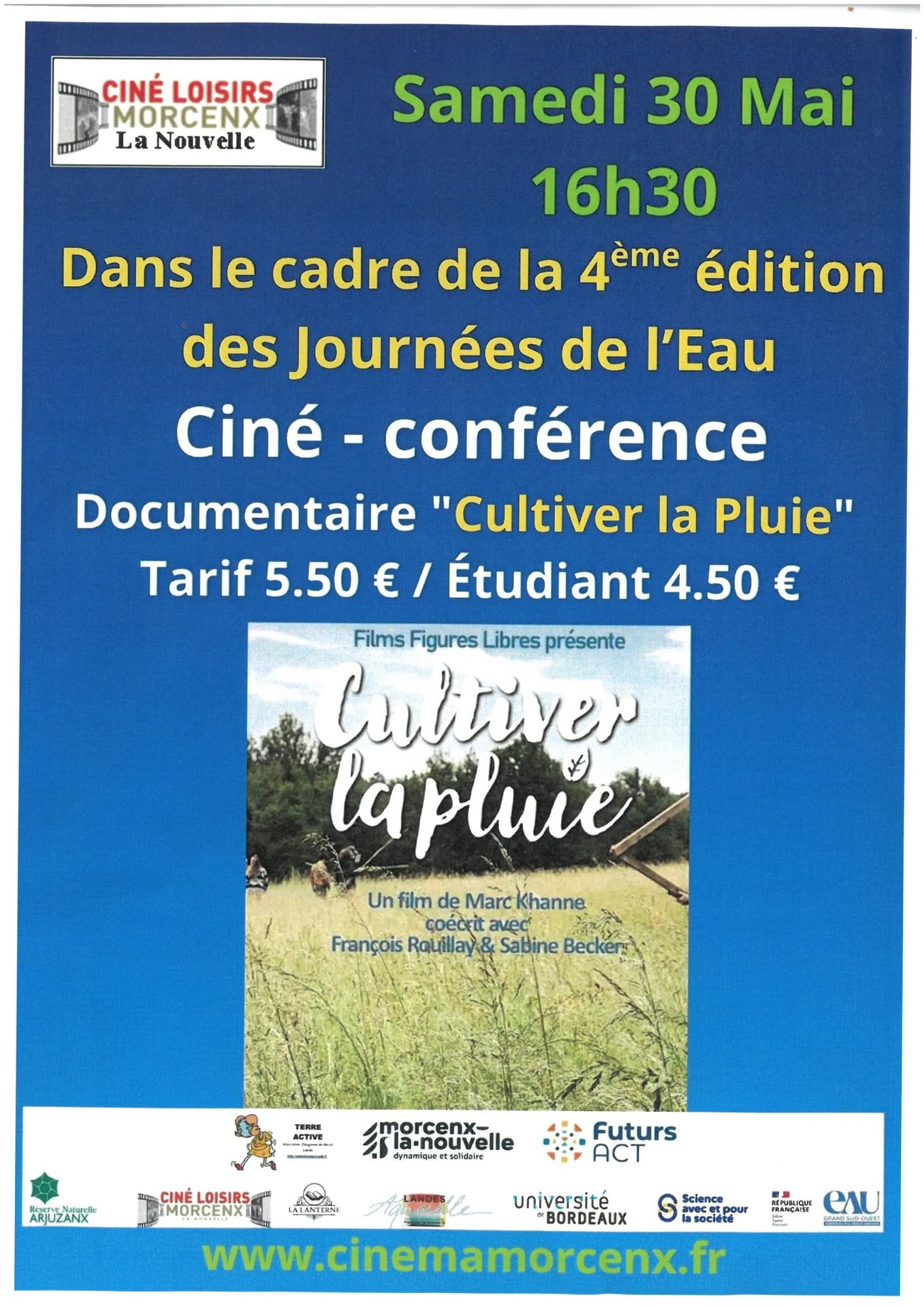 Ciné - conférence documentaire "Cultiver la pluie "