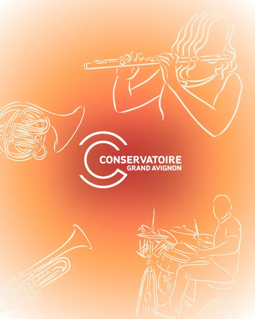 Concert des orchestres d'harmonie du conservatoire et de la société musicale de la ville de Laragne