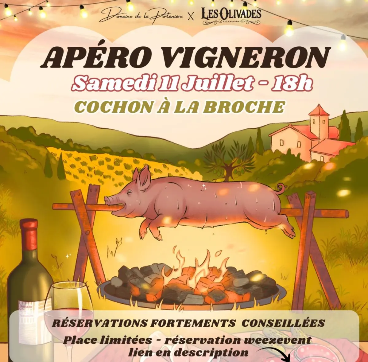Apéro Vigneron au Domaine de la Portanière