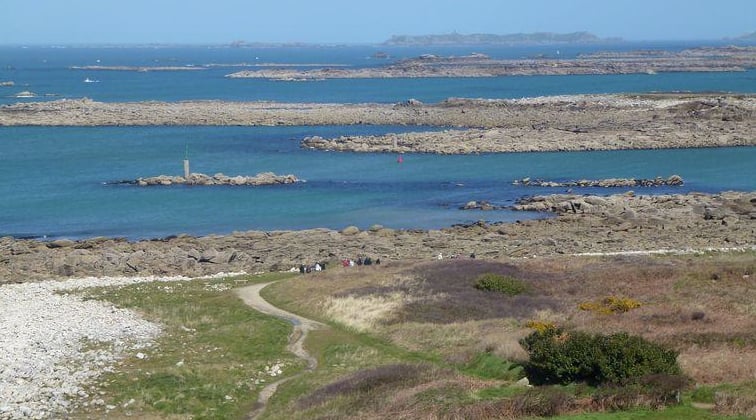 La côte de l’Île-Grande, côté sud