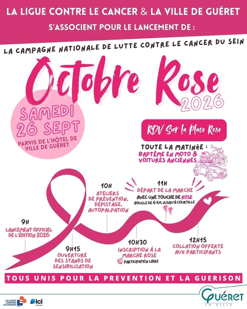 Octobre rose à  Guéret