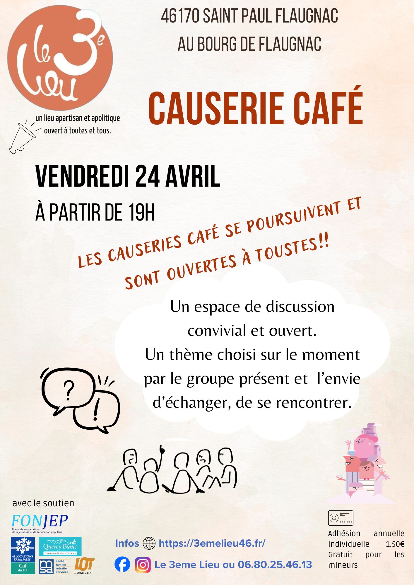 Causerie café au 3ème Lieu